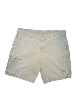 Weatherproof Khaki Cargo Shorts 38W 9" Inseam